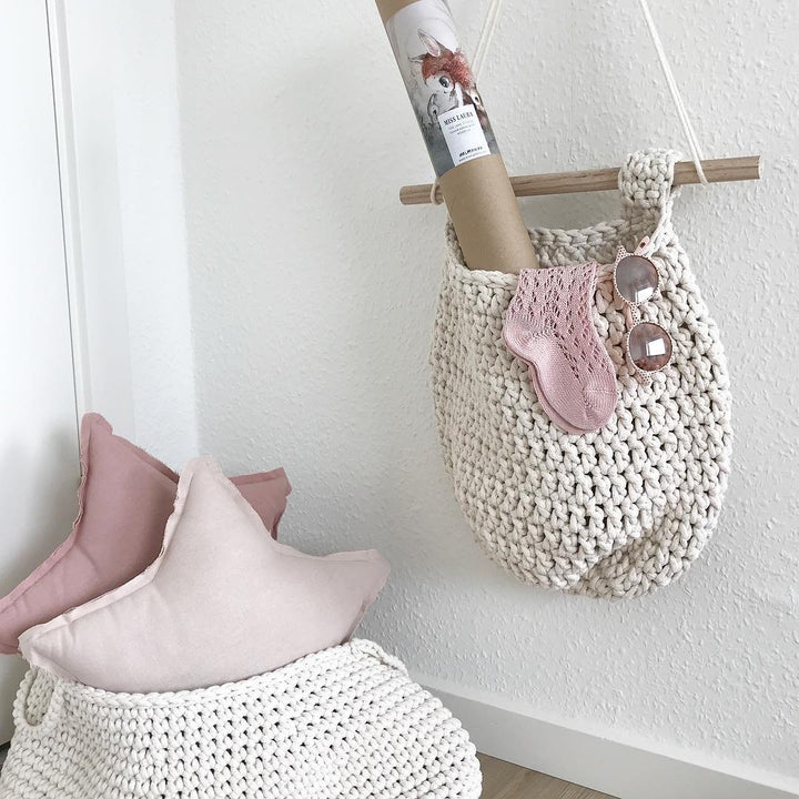 Hanging basket IVORY - Zuri House