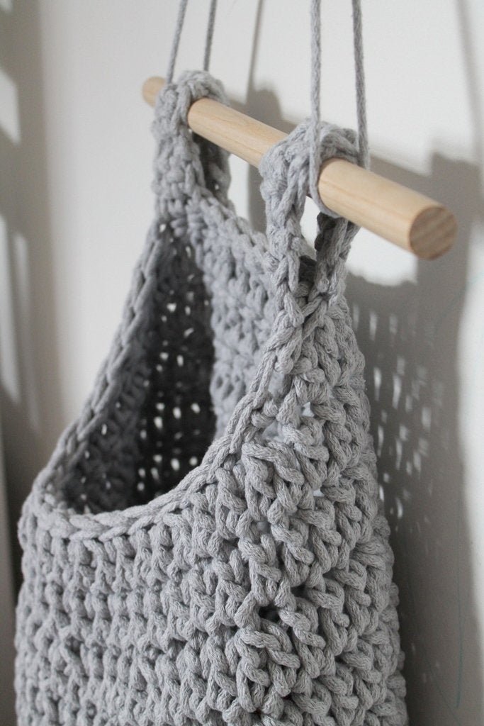Hanging basket LIGHT GREY - Zuri House
