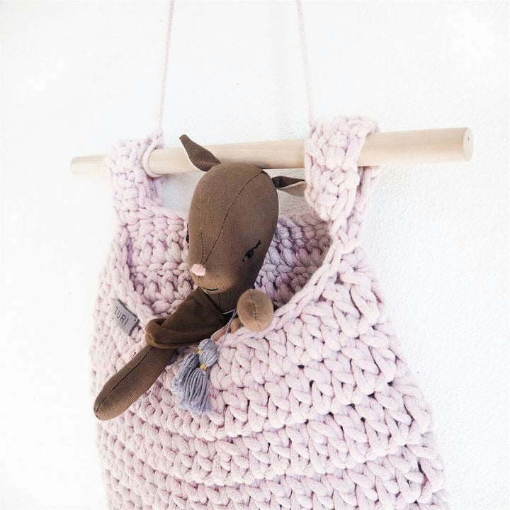Hanging basket POWDER PINK - Zuri House