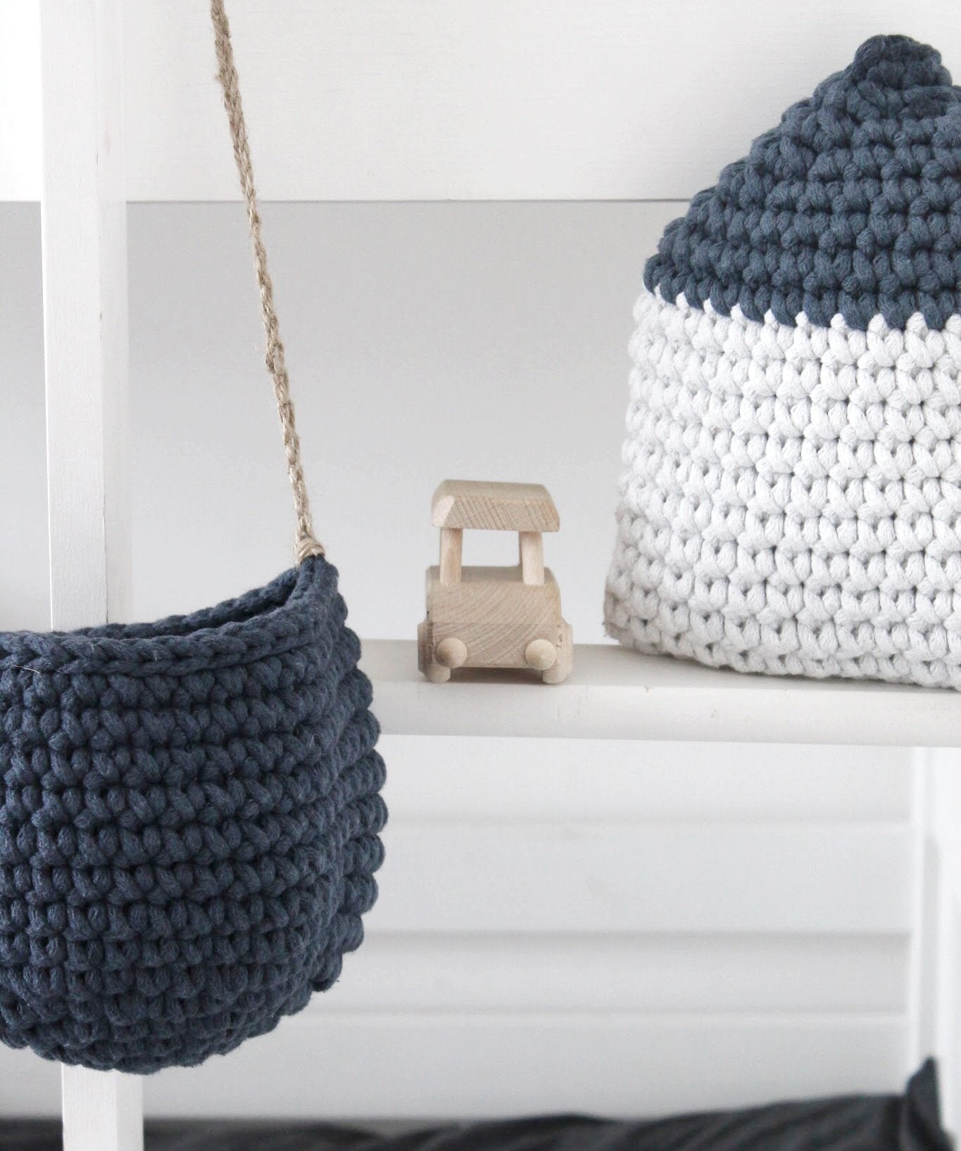 House mini cushion DENIM BLUE - Zuri House