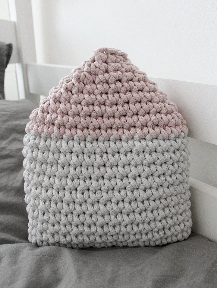 House mini cushion PALE PINK - Zuri House