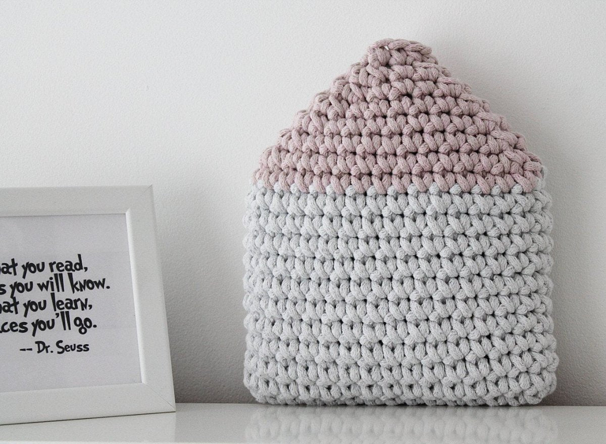 House mini cushion PALE PINK - Zuri House