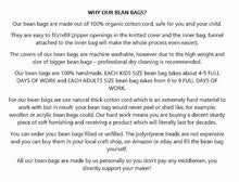 Knitted bean bag | AVOCADO - Zuri House