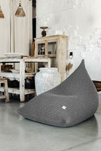 Knitted bean bag | DARK GREY - Zuri House