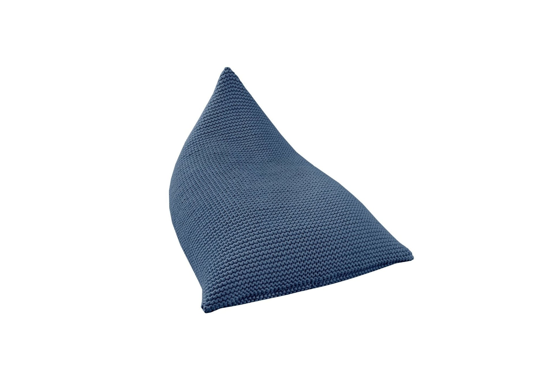 Knitted bean bag DENIM BLUE - Zuri House