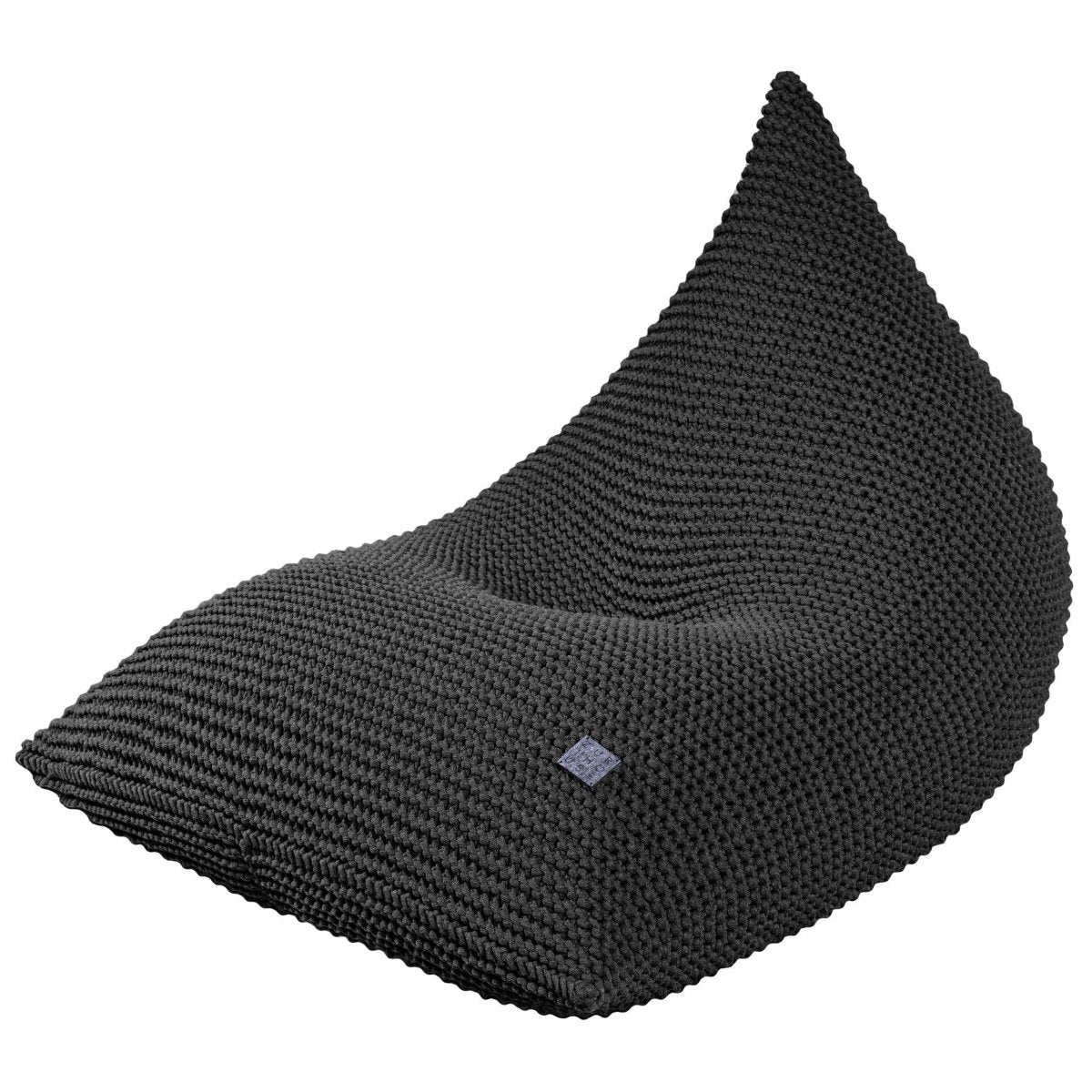 Knitted bean bag | GRAPHITE - Zuri House