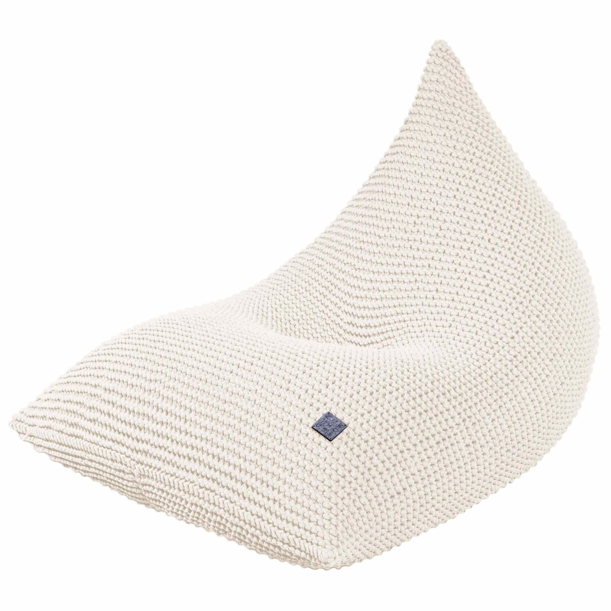 Knitted bean bag | IVORY - Zuri House