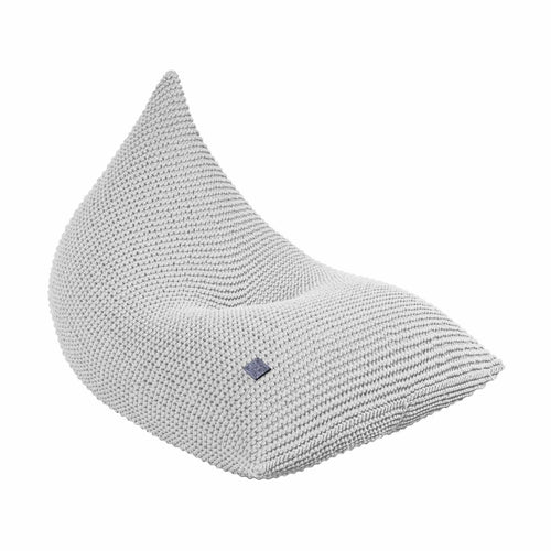 Knitted bean bag KIDS | LIGHT GREY - Zuri House