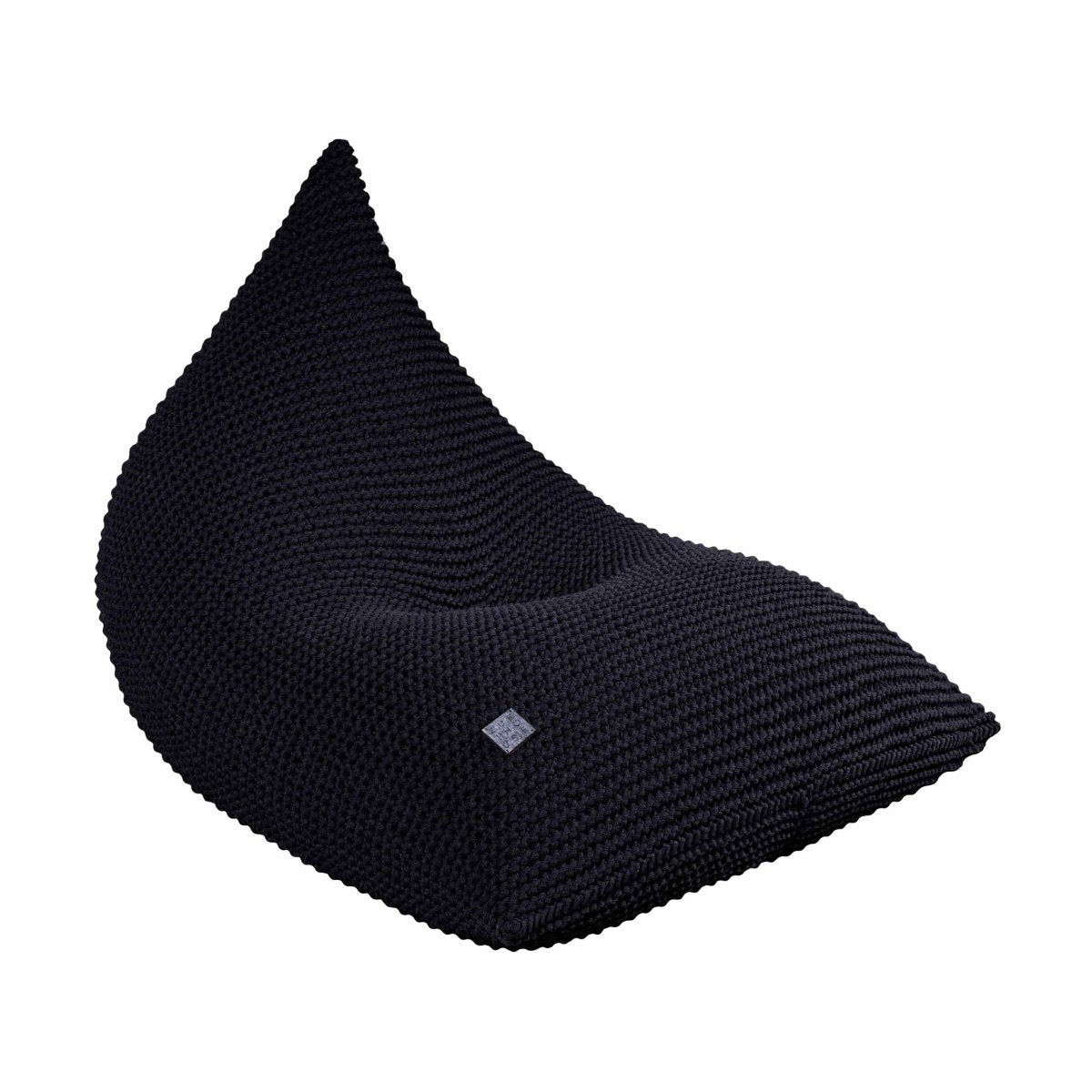 Knitted bean bag | NAVY BLUE - Zuri House