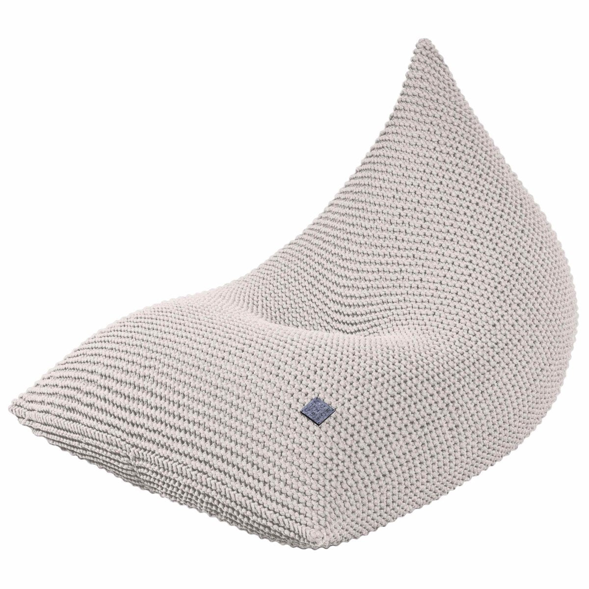 Knitted bean bag | OATMEAL - Zuri House