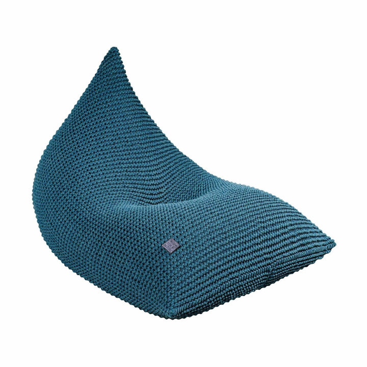 Knitted bean bag | PETROL - Zuri House