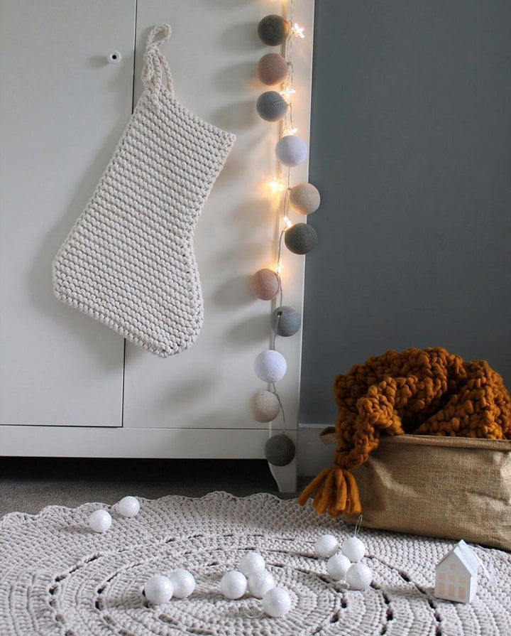 Knitted Christmas Stocking - Zuri House