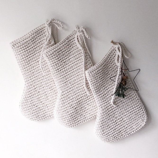 Knitted Christmas Stocking - Zuri House