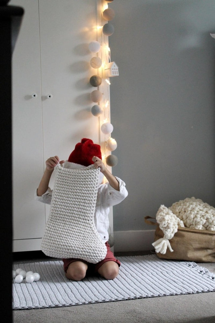 Knitted Christmas Stocking - Zuri House