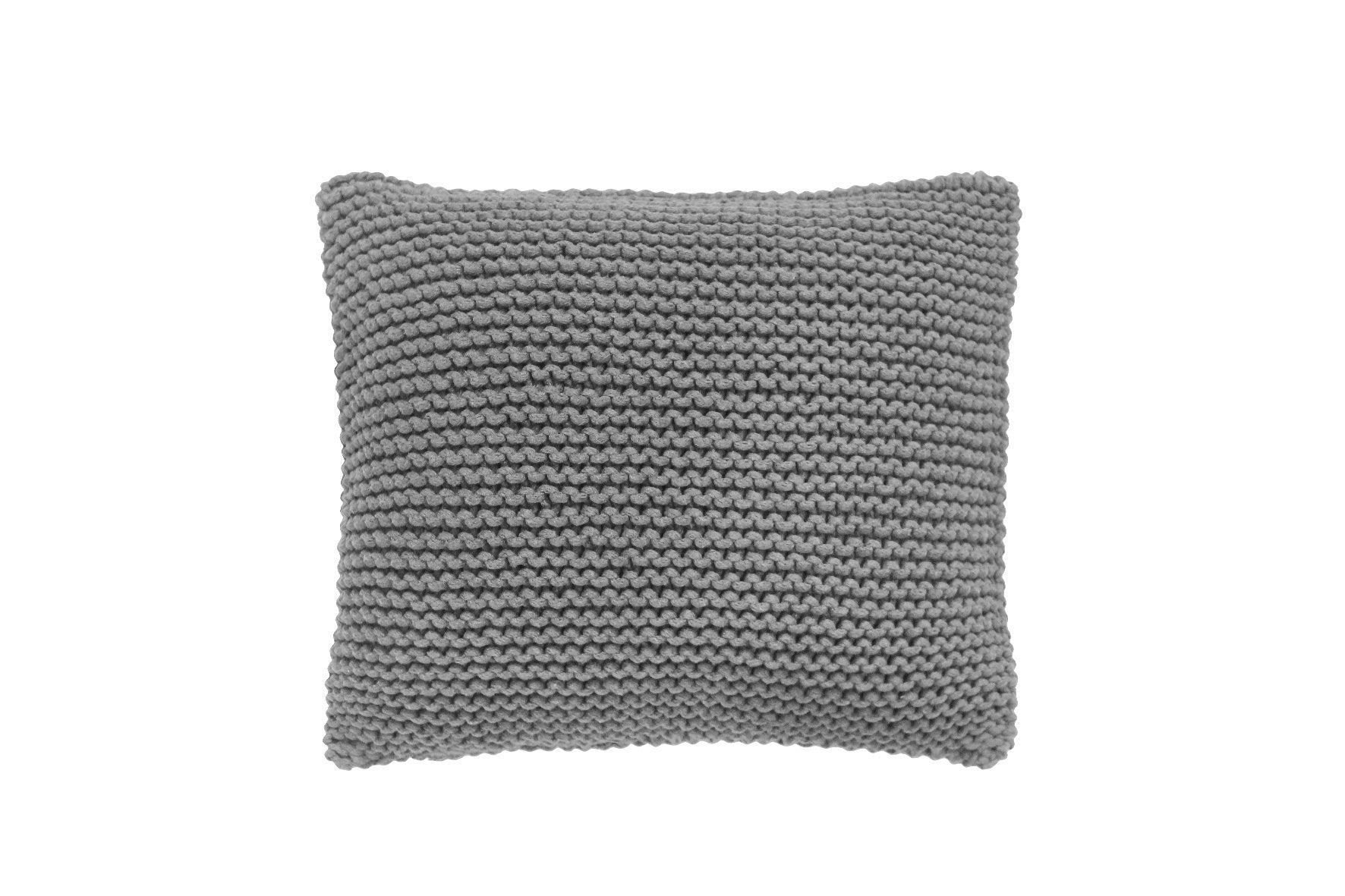 Knitted cushion DARK GREY - Zuri House