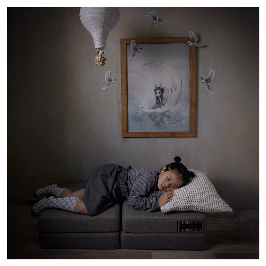 Knitted cushion IVORY - Zuri House