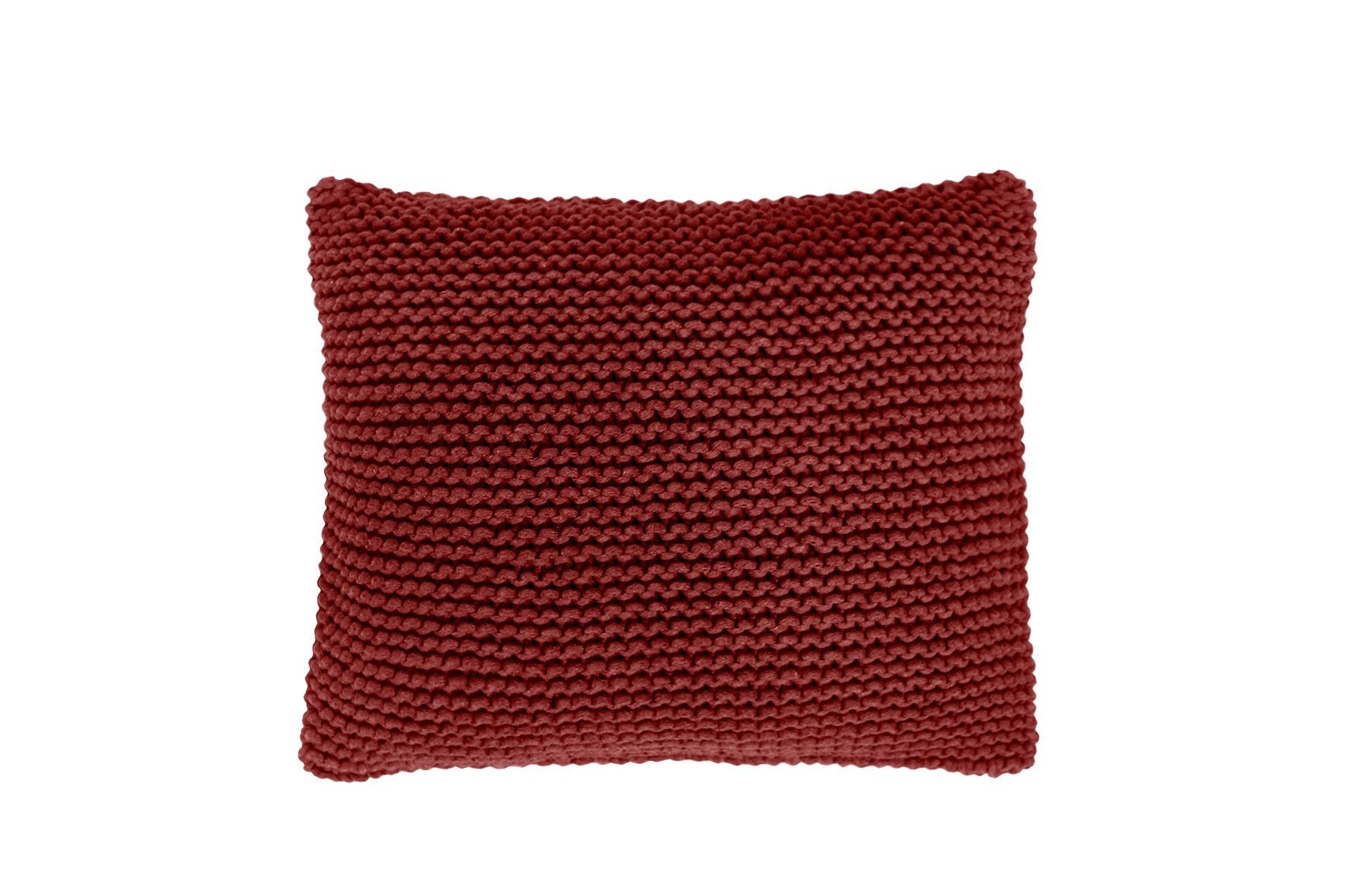 Knitted cushion TERRACOTTA - Zuri House