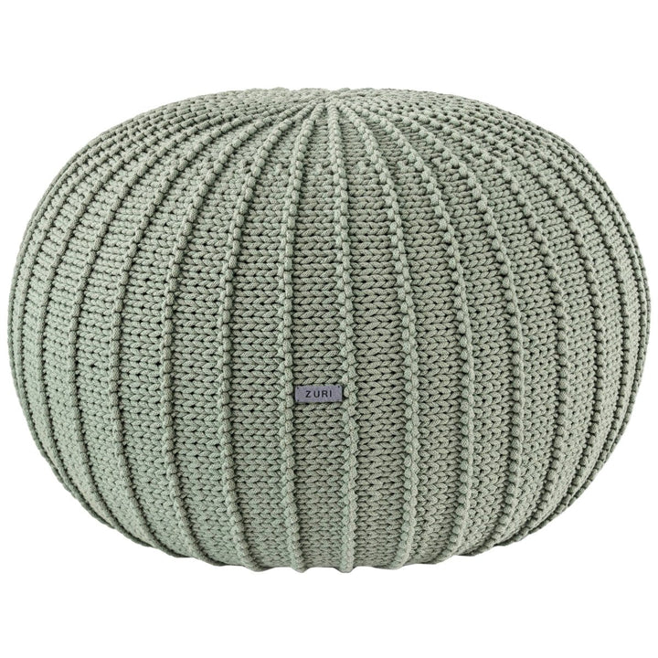 Knitted pouffe, Large | SAGE - Zuri House
