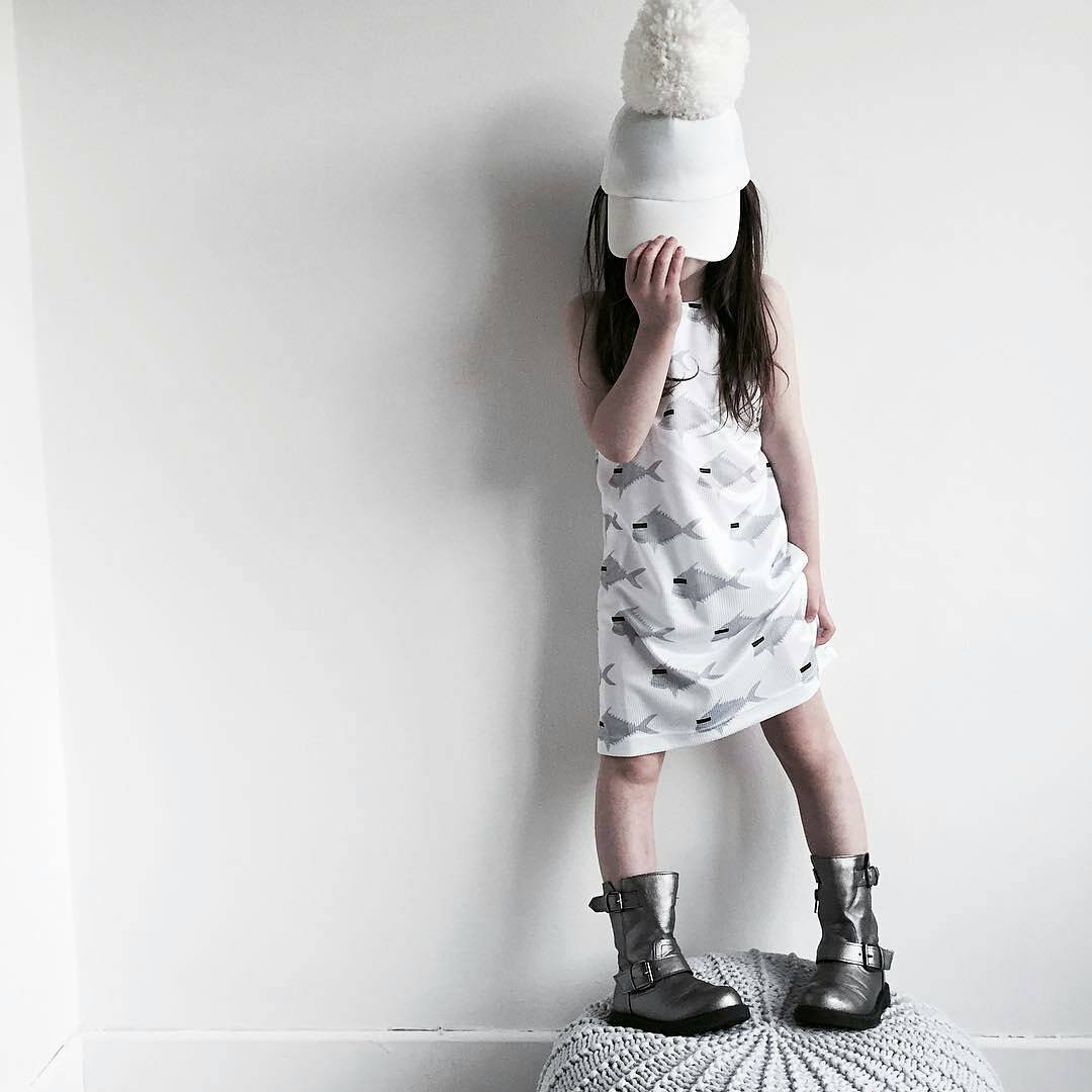 Knitted pouffe | LIGHT GREY - Zuri House