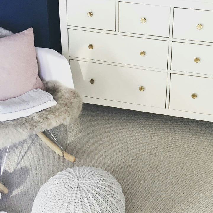 Knitted pouffe LIGHT GREY - Zuri House
