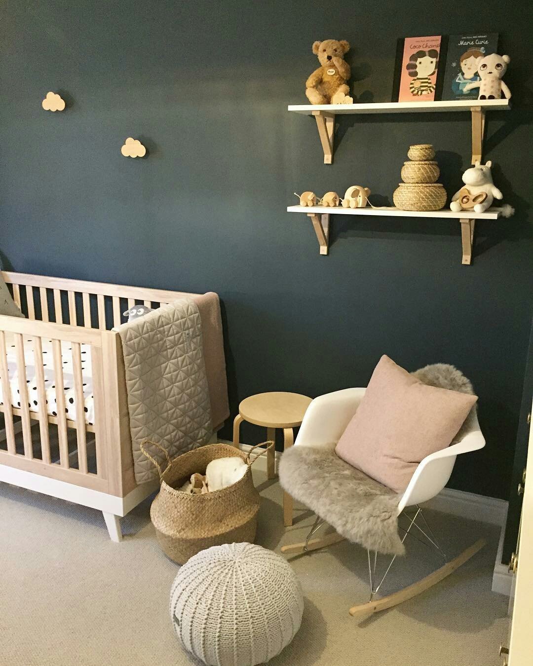 Knitted pouffe LIGHT GREY - Zuri House