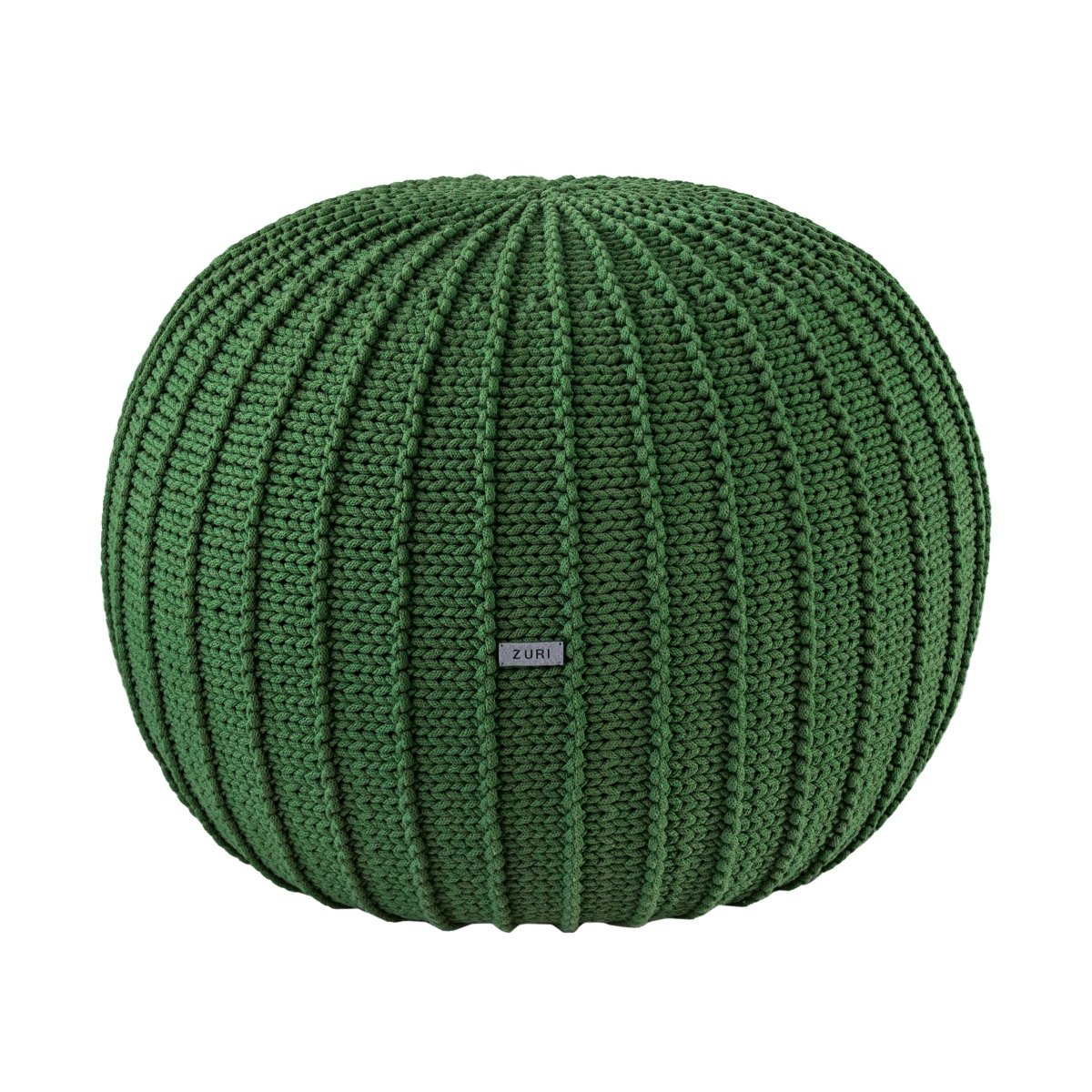 Knitted pouffe, Medium | AVOCADO - Zuri House