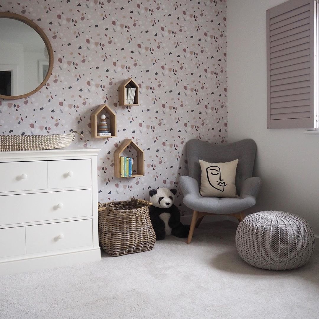 Knitted pouffe, Medium | OATMEAL - Zuri House