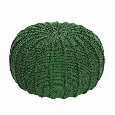 Knitted pouffe, Small | AVOCADO - Zuri House