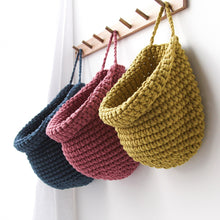 Crochet hanging bags | OLD ROSE