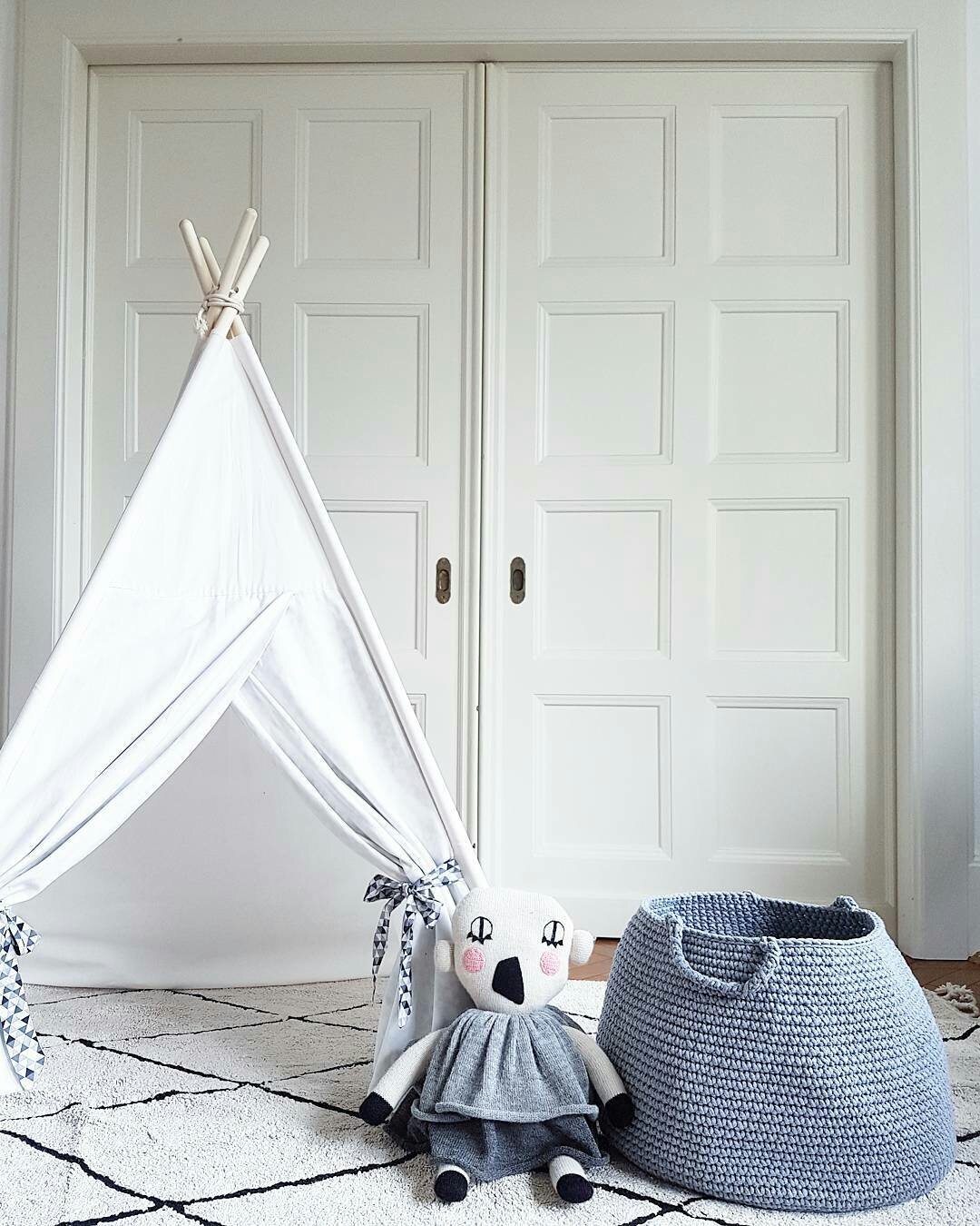 Large basket DARK GREY - Zuri House