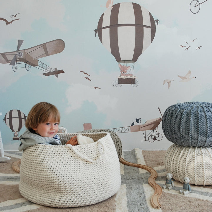 Large basket IVORY - Zuri House