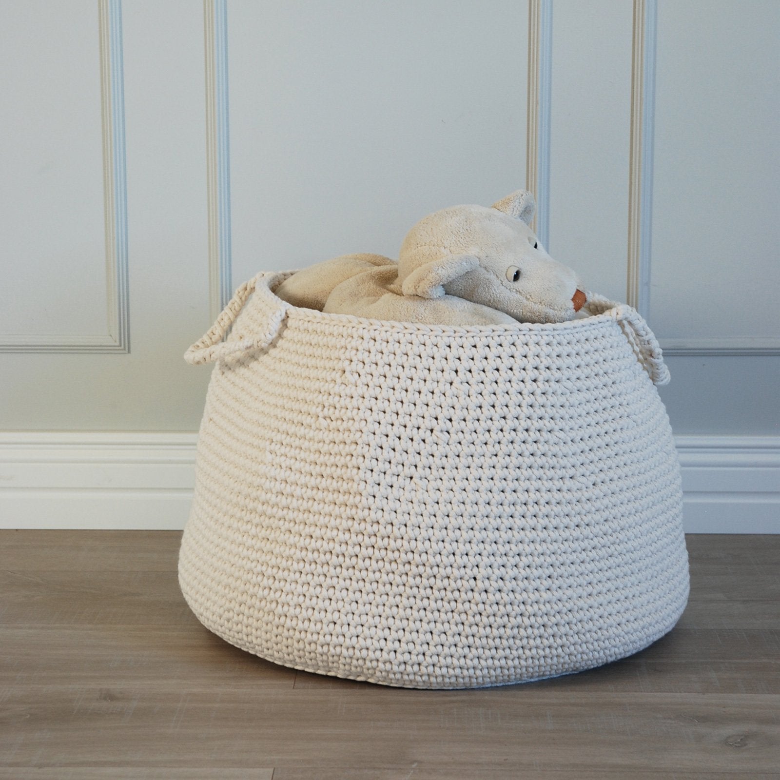 Large basket IVORY - Zuri House