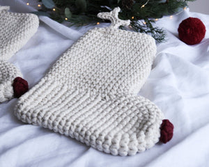 Large Christmas Reindeer Stocking - Zuri House