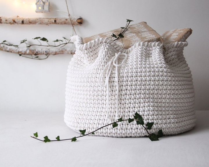 Large Crochet Santa Sack - Zuri House
