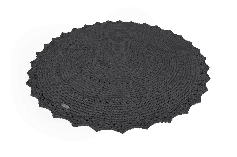 Mandala rug CHARCOAL - Zuri House
