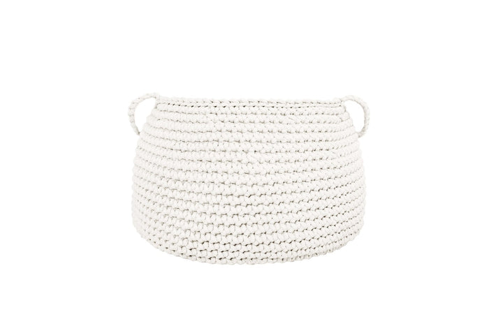 Medium cotton basket IVORY - Zuri House