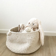 Medium cotton basket IVORY - Zuri House