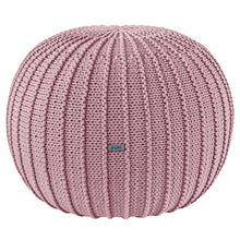 Knitted pouffe, Medium | DUSTY PINK | R2G