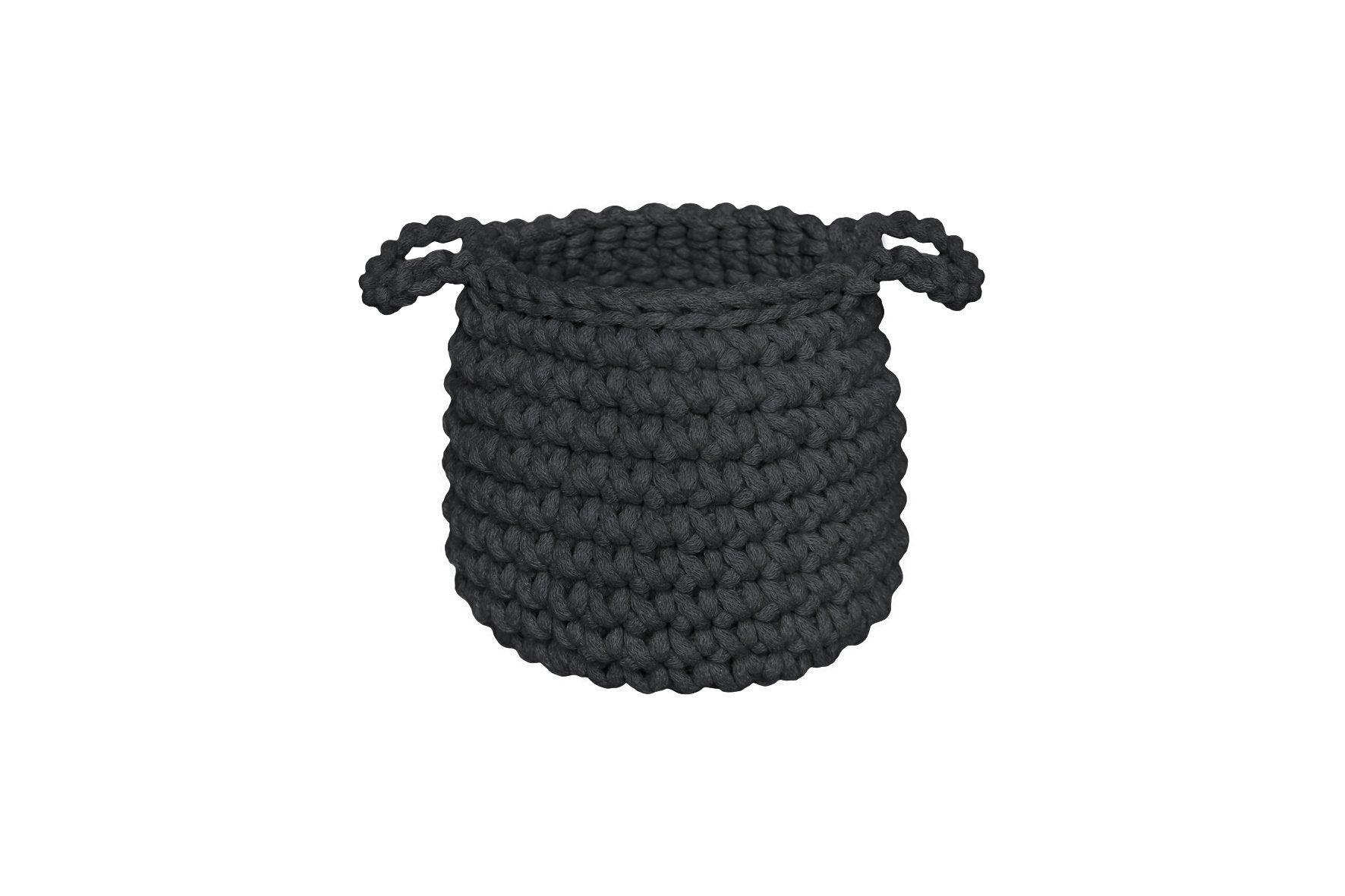 Small basket CHARCOAL - Zuri House