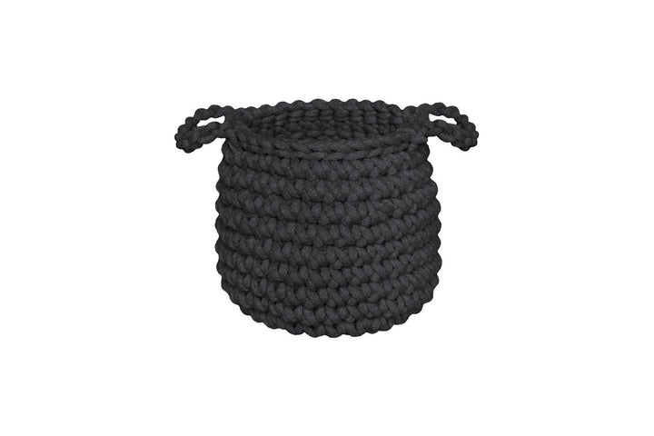 Small basket CHARCOAL - Zuri House