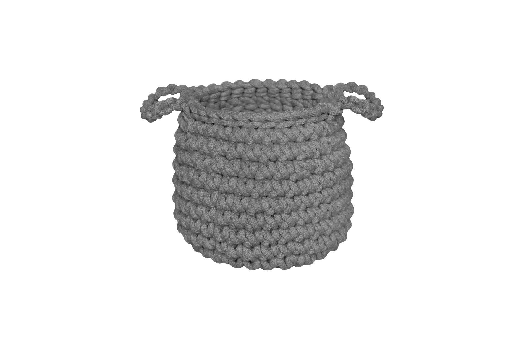 Small basket DARK GREY - Zuri House