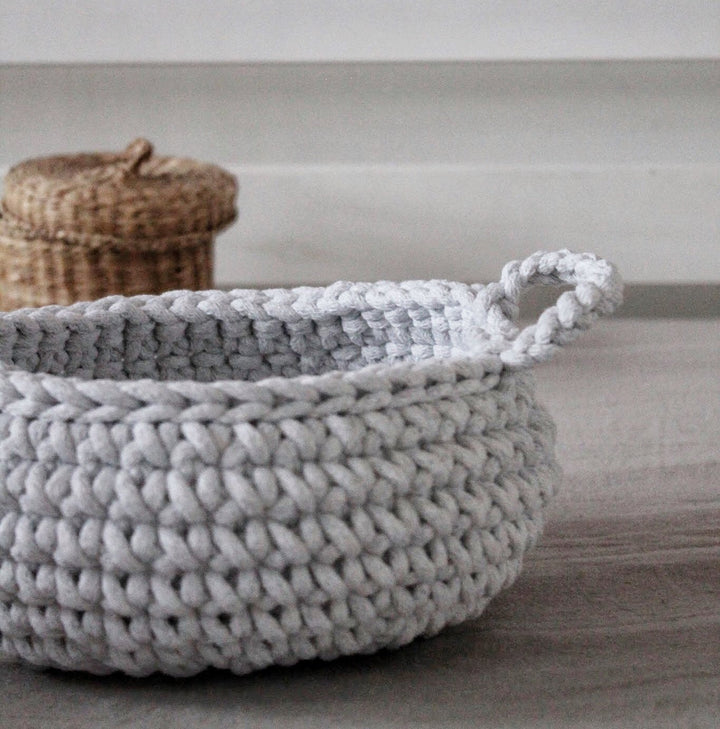 Small basket LIGHT GREY - Zuri House