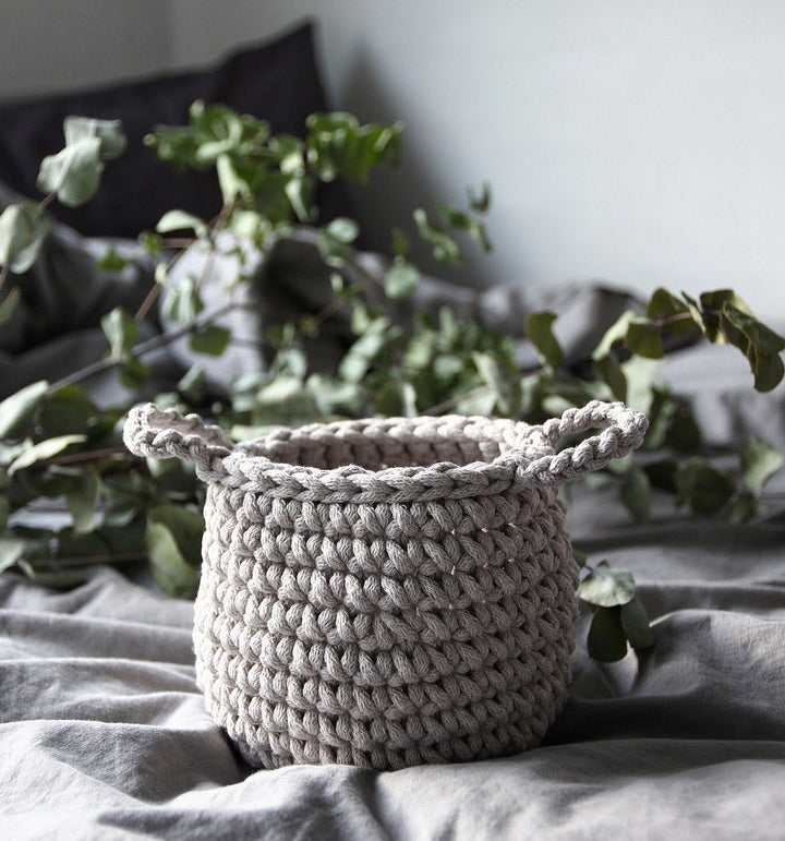 Small basket OATMEAL - Zuri House