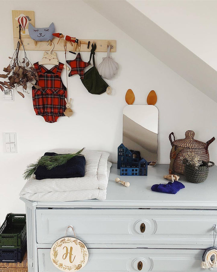 Small basket OLIVE GREEN - Zuri House