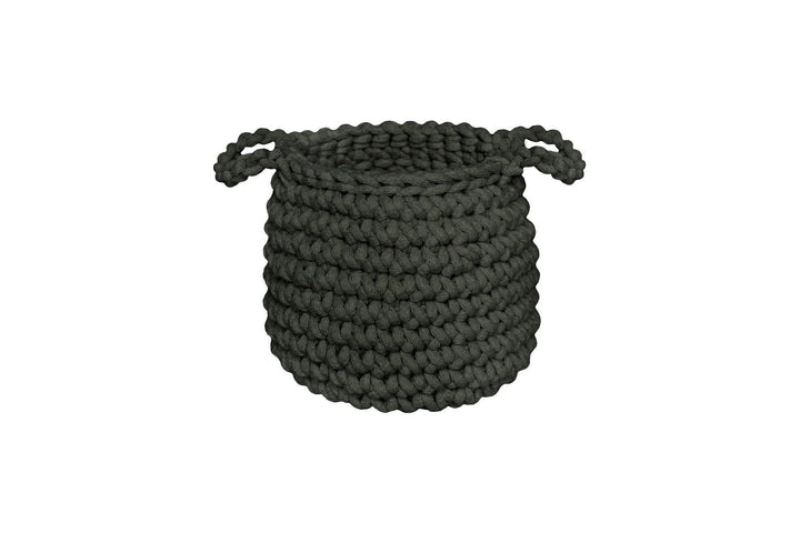 Small basket OLIVE GREEN - Zuri House