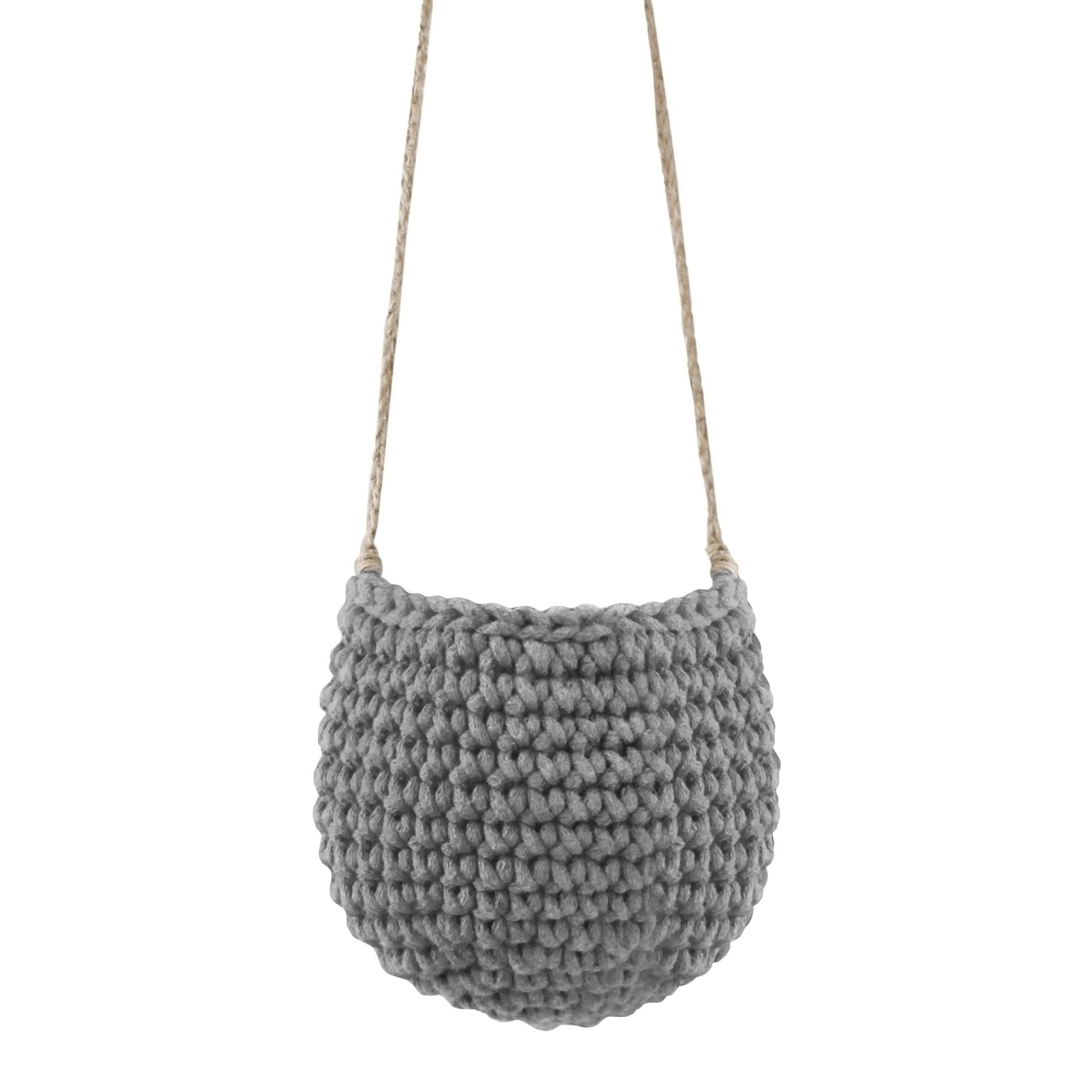 Small hanging basket DARK GREY - Zuri House