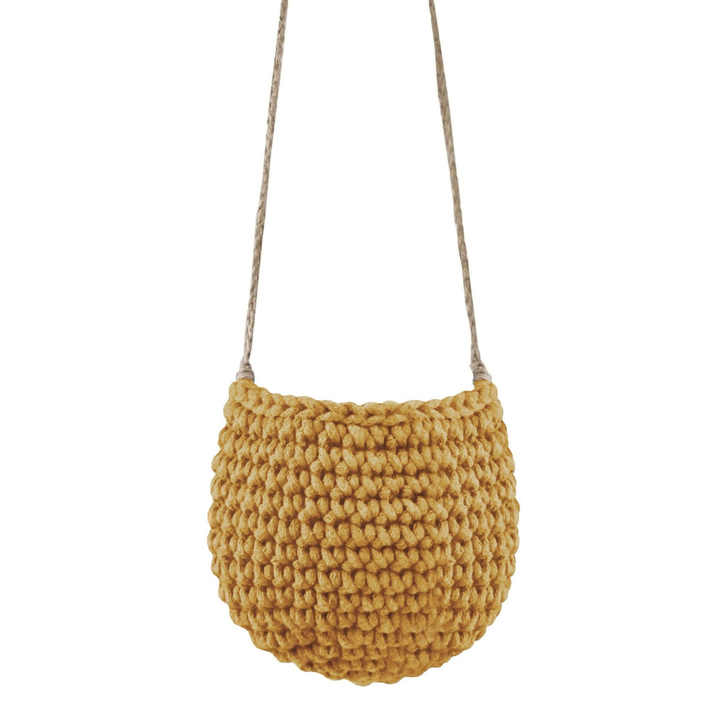 Small hanging basket MUSTARD - Zuri House