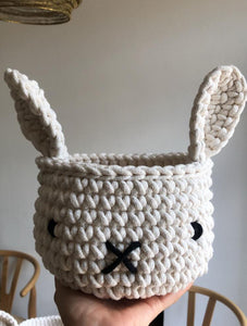 Bunny Basket IVORY - Zuri House