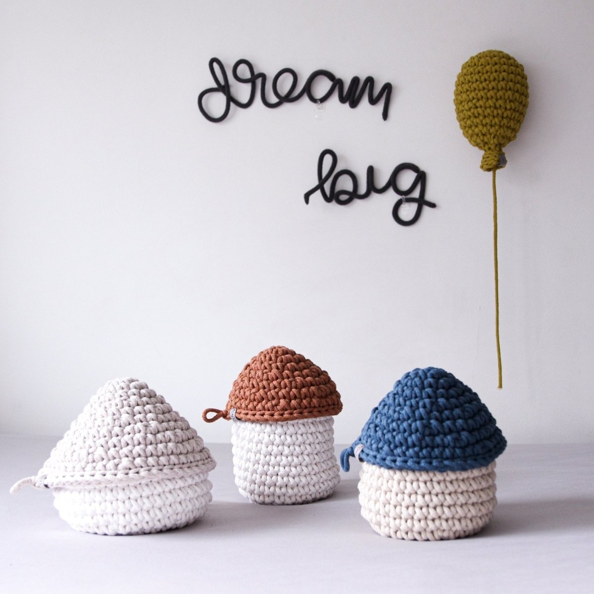 Smurf Basket | BEIGE & PETROL - Zuri House