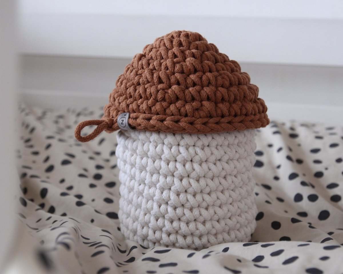 Smurf Basket | IVORY & CINNAMON - Zuri House